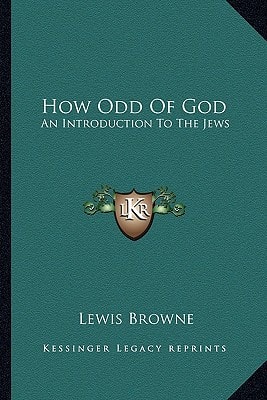 How Odd Of God: An Introduction To The Jews
