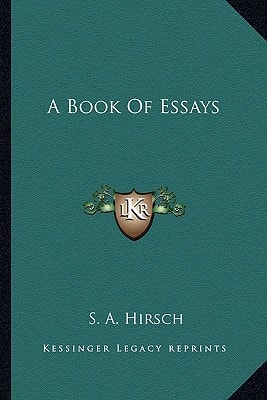 A Book Of Essays