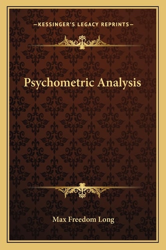 Psychometric Analysis
