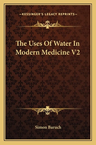 The Uses Of Water In Modern Medicine V2
