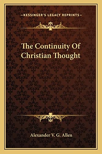 The Continuity Of Christian Thought