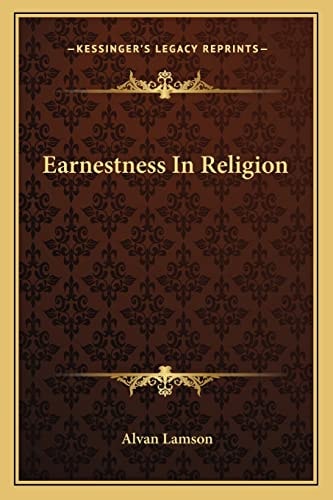 Earnestness In Religion
