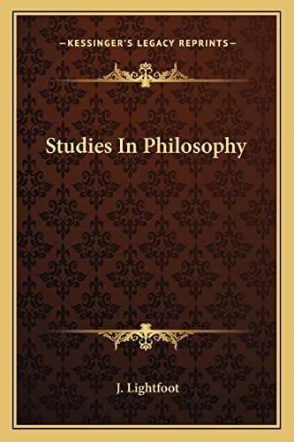 Studies In Philosophy