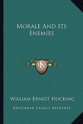 Morale And Its Enemies