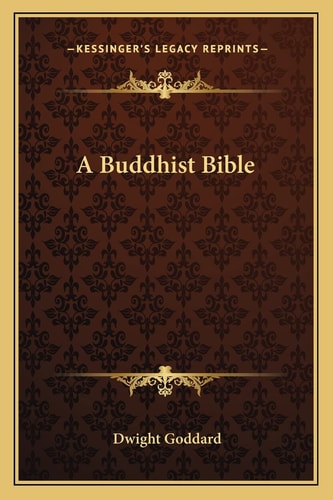 A Buddhist Bible