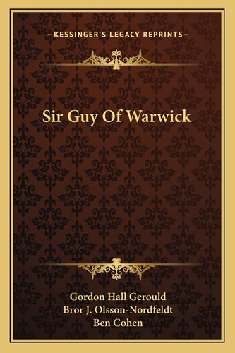 Sir Guy Of Warwick