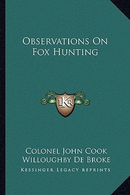 Observations On Fox Hunting