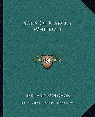 Sons Of Marcus Whitman