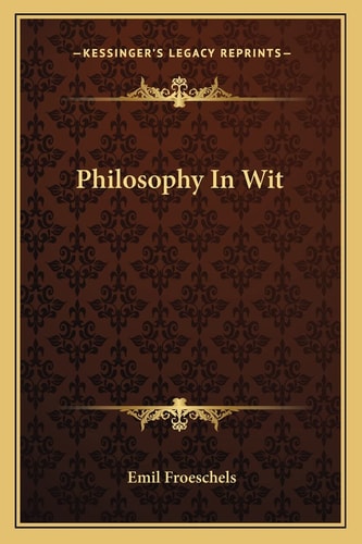 Philosophy In Wit