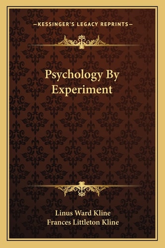Psychology By Experiment