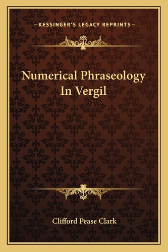 Numerical Phraseology In Vergil