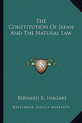 The Constitution Of Japan And The Natural Law