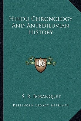 Hindu Chronology And Antediluvian History