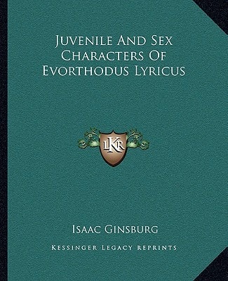 Juvenile And Sex Characters Of Evorthodus Lyricus