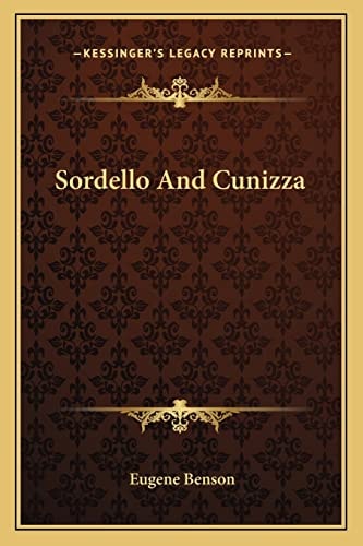 Sordello And Cunizza