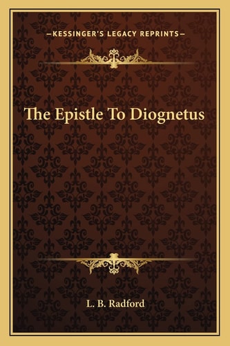 The Epistle To Diognetus