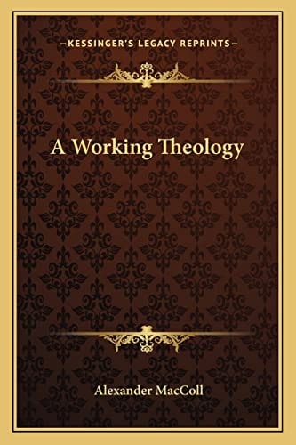 A Working Theology