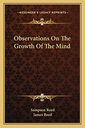 Observations On The Growth Of The Mind