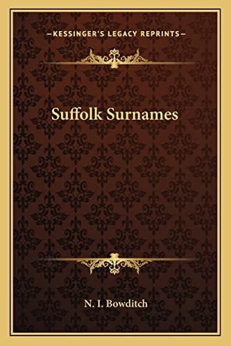 Suffolk Surnames