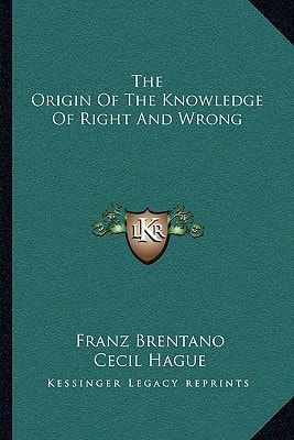 The Origin Of The Knowledge Of Right And Wrong