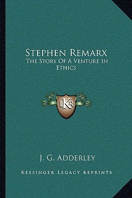 Stephen Remarx: The Story Of A Venture In Ethics