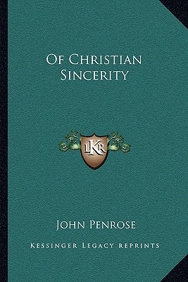 Of Christian Sincerity