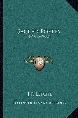 Sacred Poetry: By A Layman