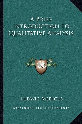 A Brief Introduction To Qualitative Analysis
