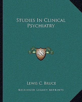 Studies In Clinical Psychiatry