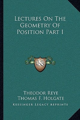 Lectures On The Geometry Of Position Part I