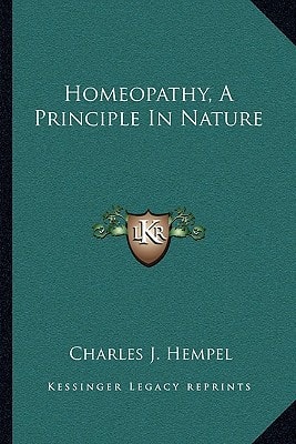 Homeopathy, A Principle In Nature
