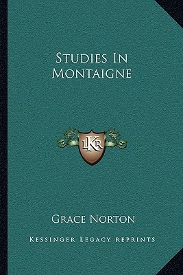 Studies In Montaigne