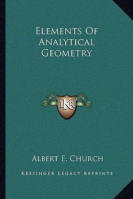 Elements Of Analytical Geometry