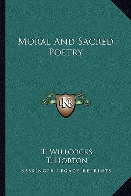 Moral And Sacred Poetry