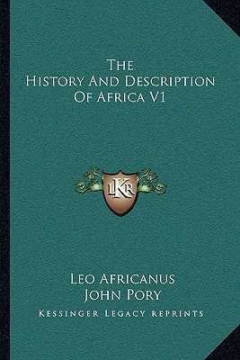 The History And Description Of Africa V1