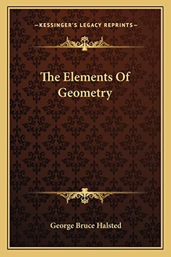 The Elements Of Geometry