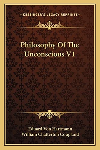 Philosophy Of The Unconscious V1