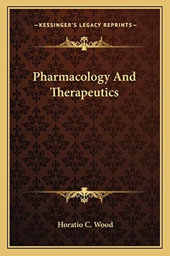 Pharmacology And Therapeutics