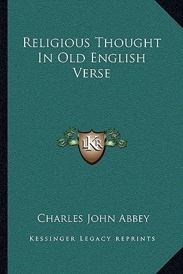 Religious Thought In Old English Verse