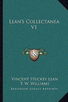 Lean's Collectanea V1
