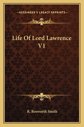 Life Of Lord Lawrence V1