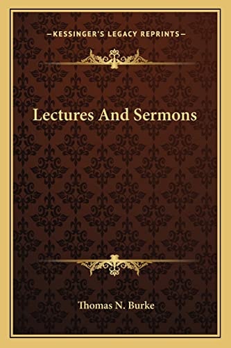 Lectures And Sermons