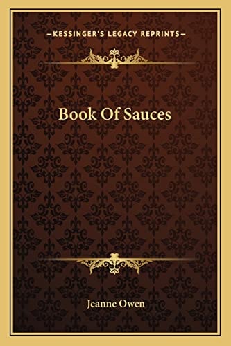 Book Of Sauces