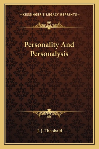 Personality And Personalysis
