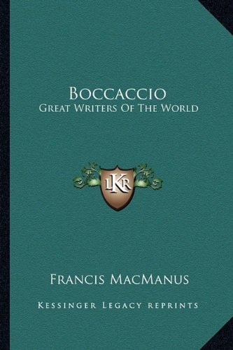 Boccaccio: Great Writers Of The World