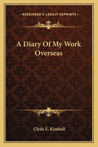 A Diary Of My Work Overseas