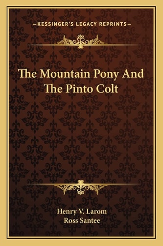 The Mountain Pony And The Pinto Colt