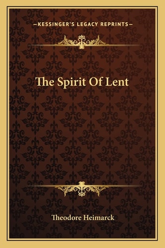 The Spirit Of Lent