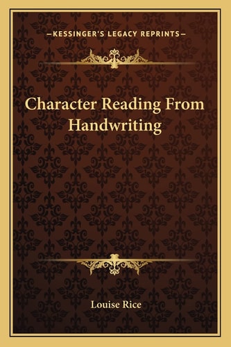 Character Reading From Handwriting