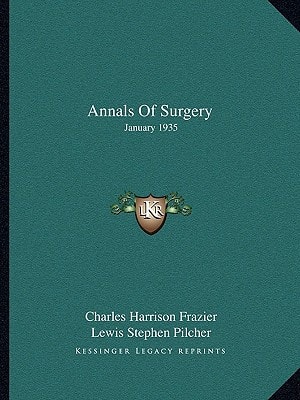 Annals Of Surgery: January 1935